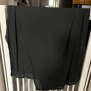 Elegant Black Women's Swim Sarong